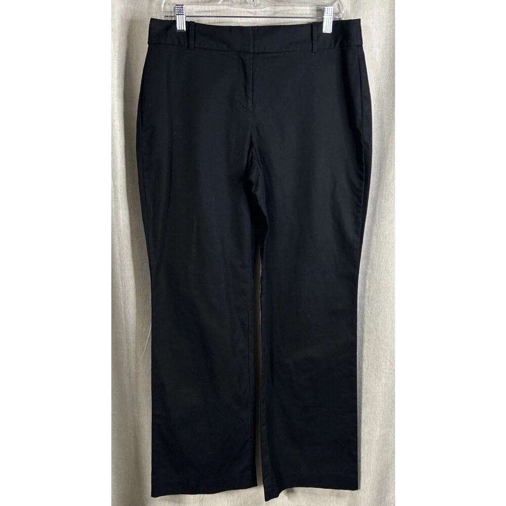 Talbots Women’s Size 10 Black Chino/Wide Leg Career Dress Pants - Curvy